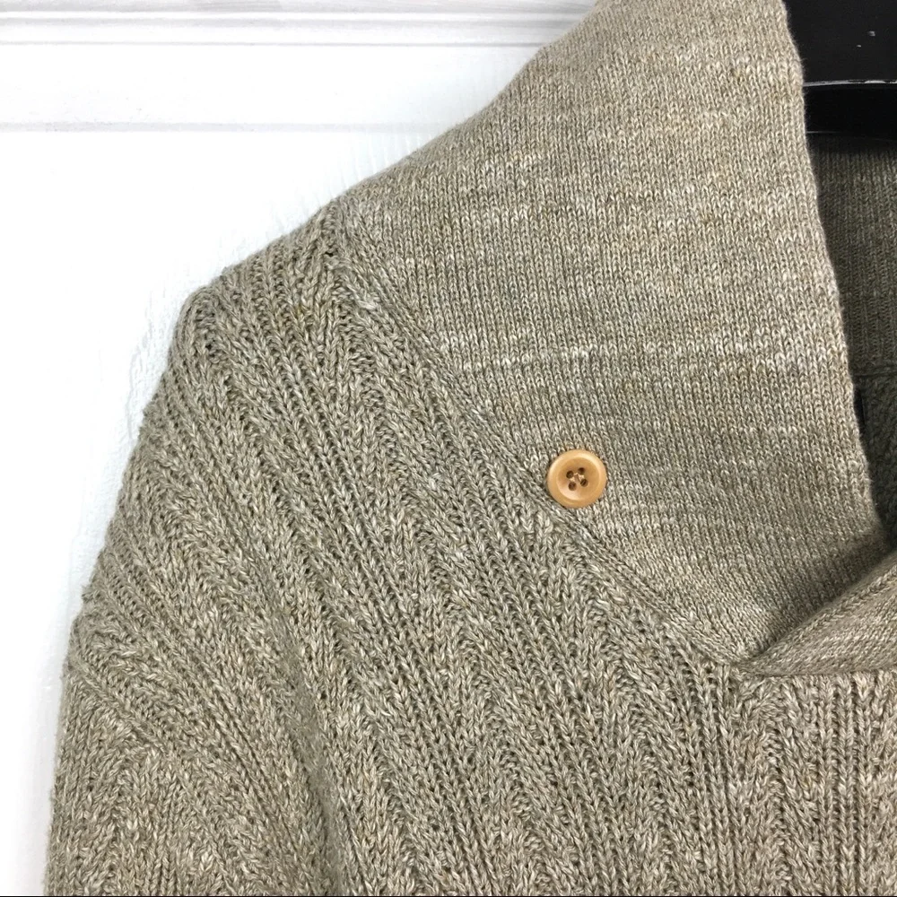 J. Crew Shawl Collared Knitted Pullover Sweater